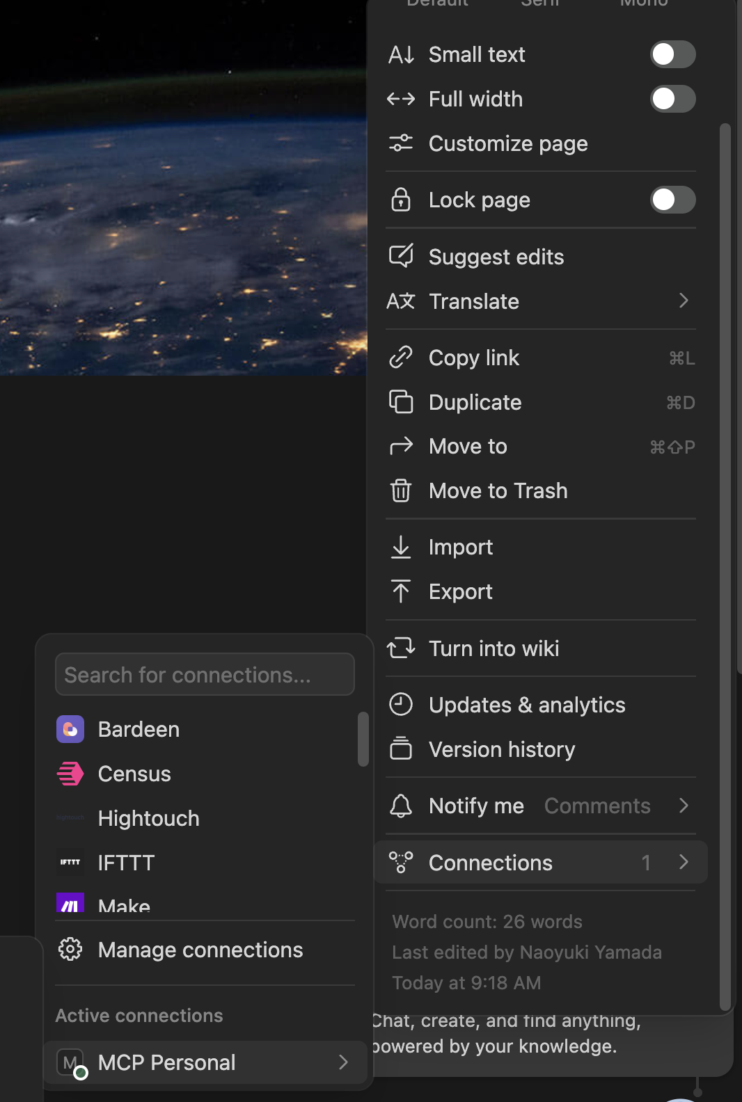 Notion Connect